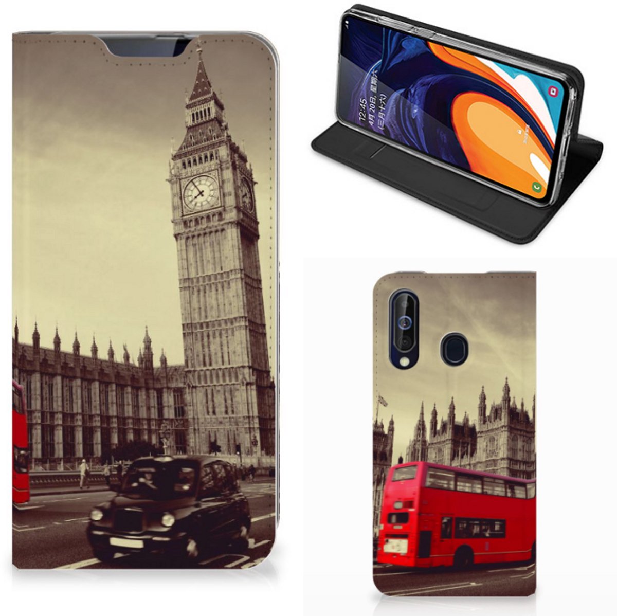 Book Case voor Samsung Galaxy A60 Book Cover Londen