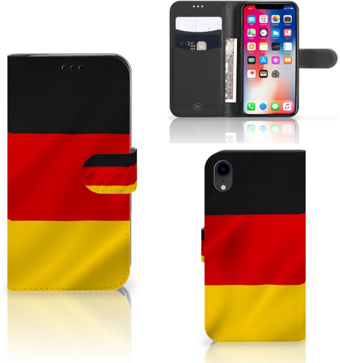 Apple iPhone Xr Bookstyle Case Duitsland