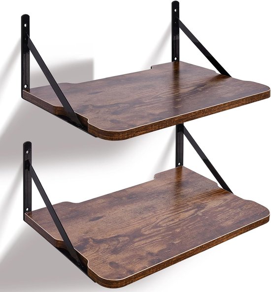 Wandmontage Projector Plank MDF Metaal 41×28 cm voor Projectoren Routers Stekkerdozen