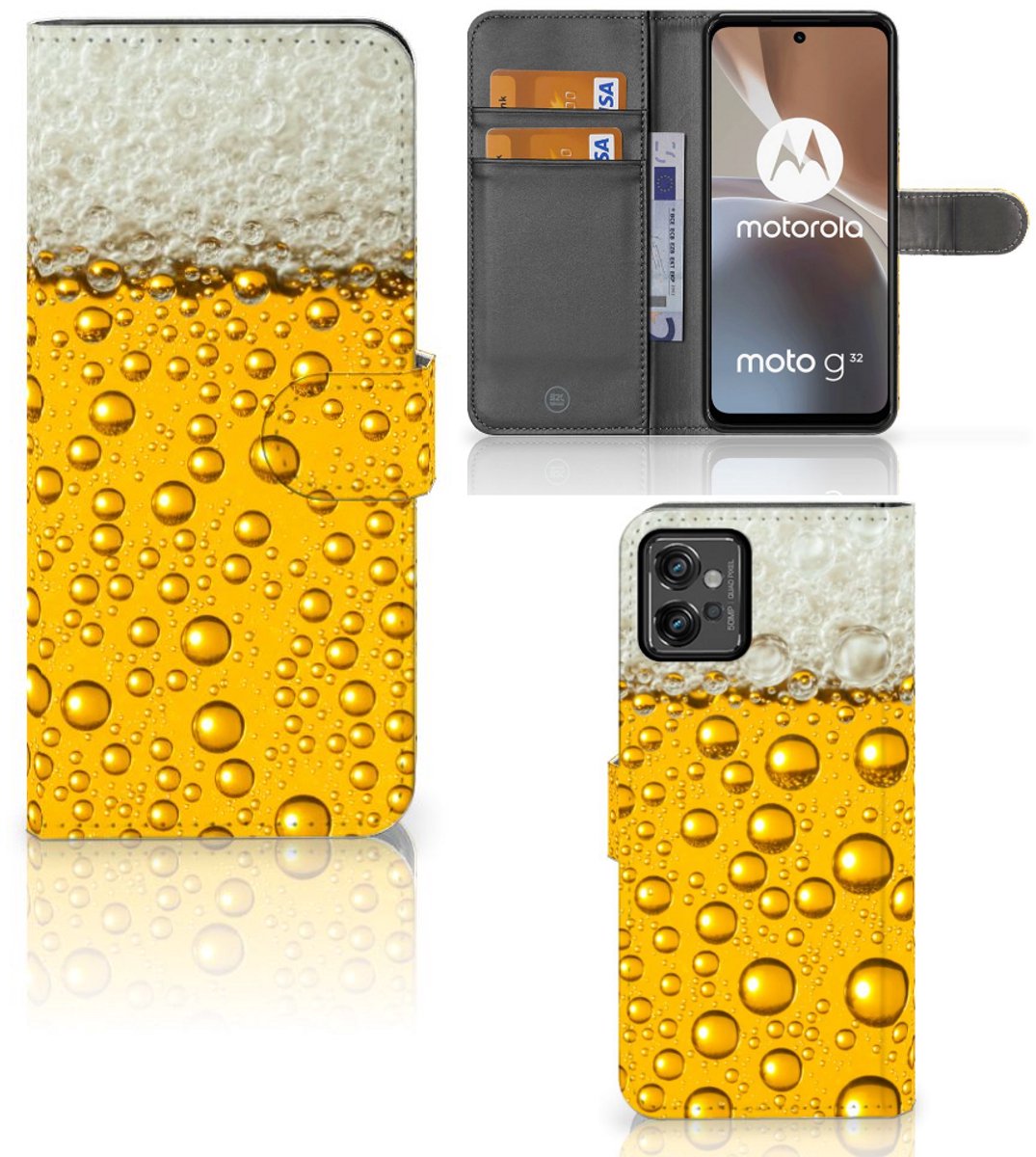 Motorola Moto G32 Book Cover Bier