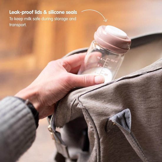 Moedermelk Bewaarflesjes - Bewaren Moeder Melk - BPA-vrij - Babyvoeding — afbeelding 5