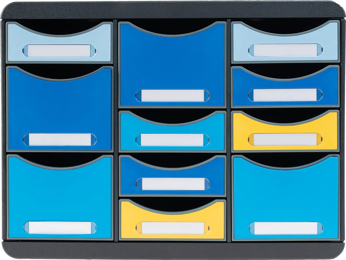 Exacompta Ladenblok Storebox Multi 11 laden Bee Blue - Geassorteerd - 3137202D