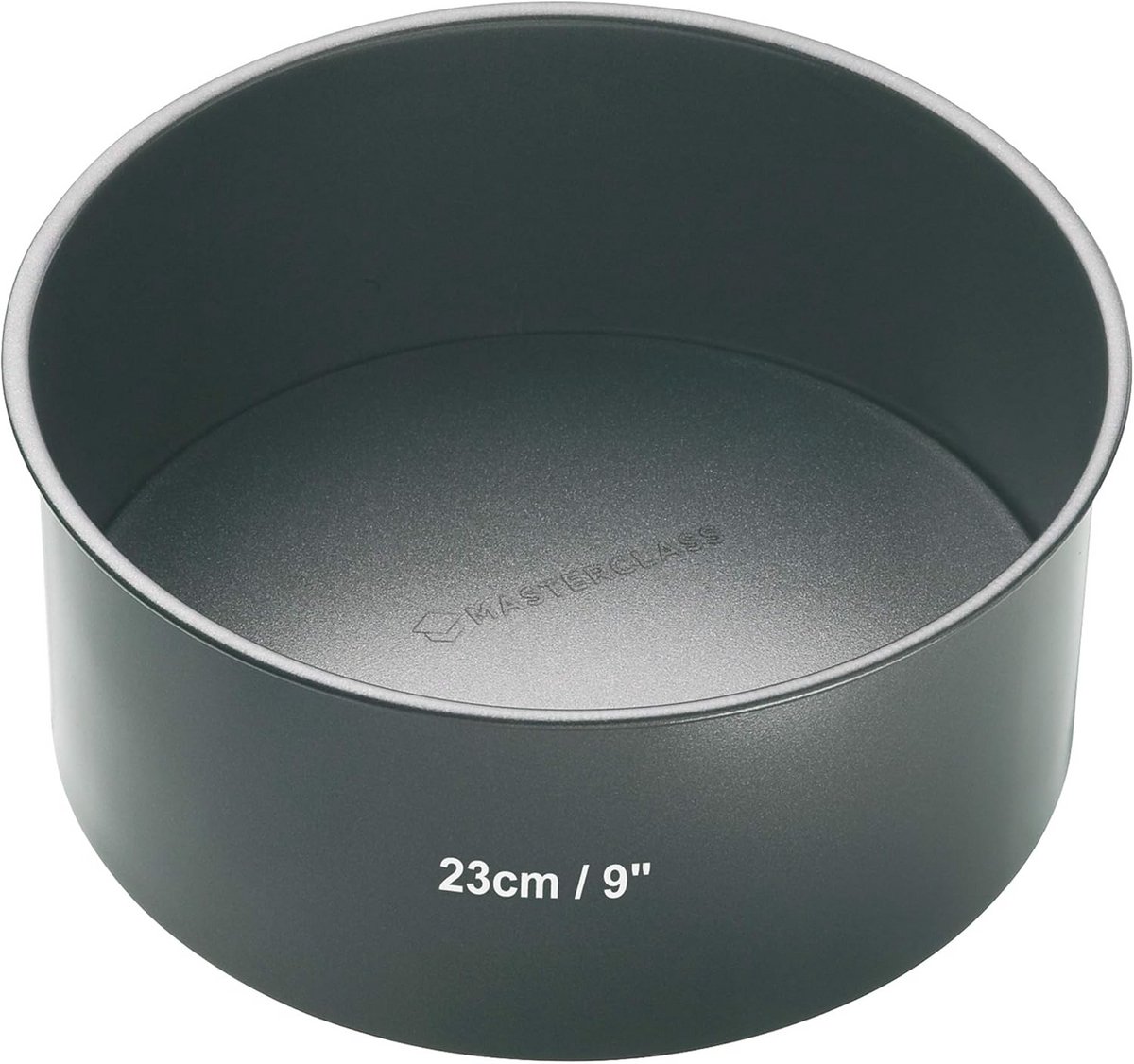 Diepe taartvorm met antiaanbaklaag en losse bodem - 23 cm - Koolstofstaal