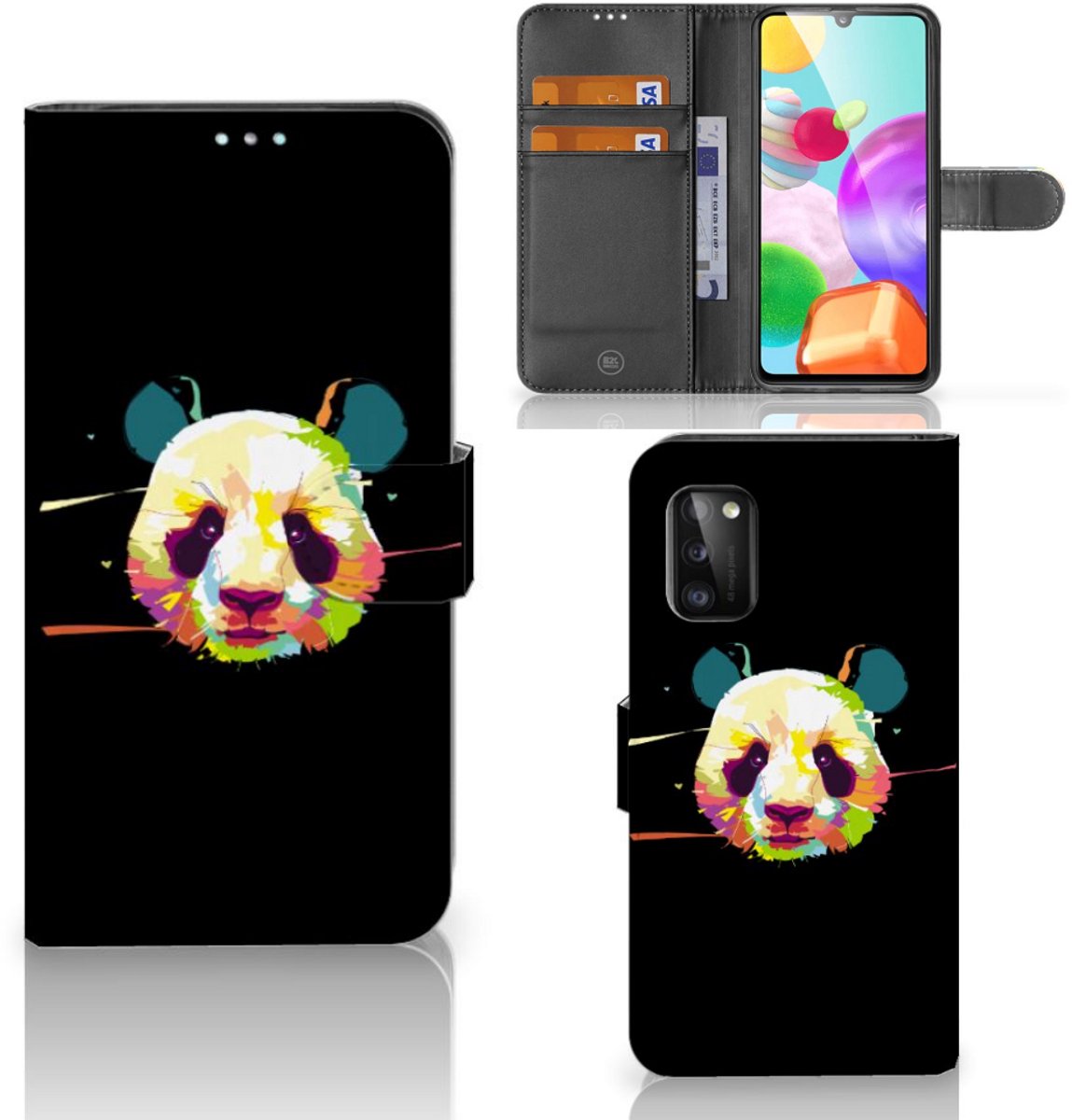 Samsung Galaxy A41 Leuk Hoesje Panda Color