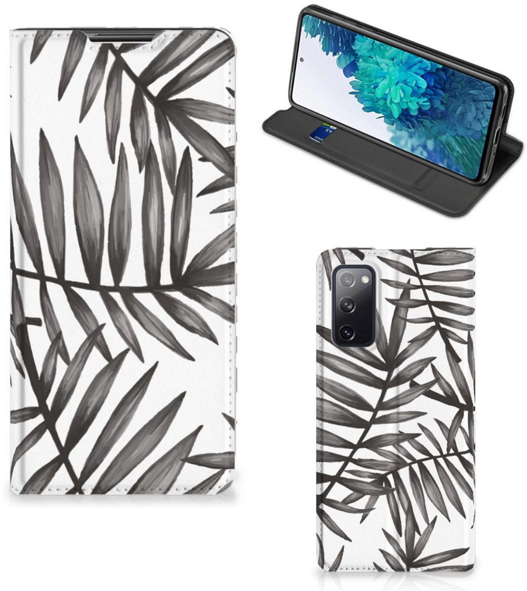 Samsung Galaxy S20 FE Smart Cover Leaves Grey