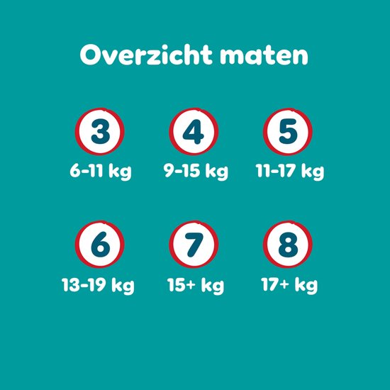 Pampers Baby-Dry Pants Maat 7 - 126 Luierbroekjes -15kg+ - Maandbox