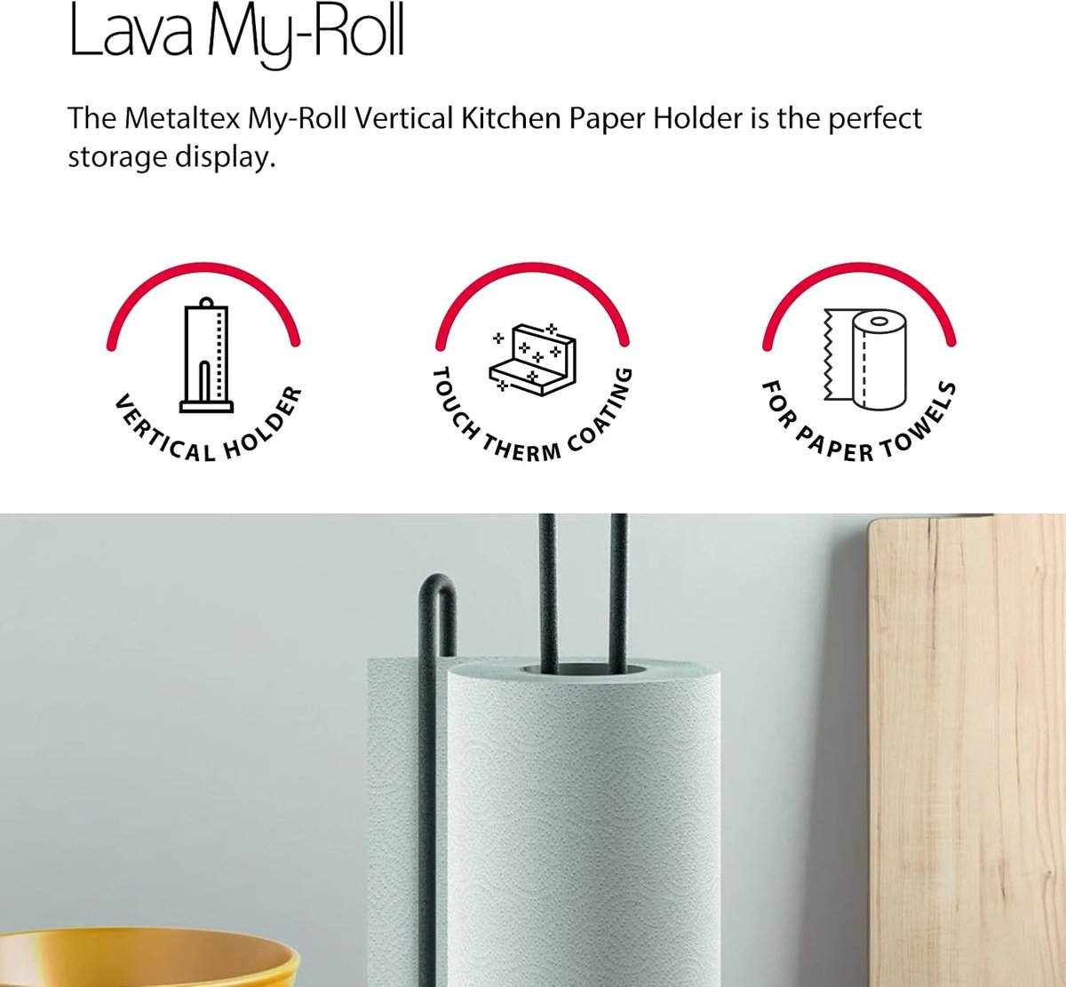 Papierrolhouder 15x32cm - TouchTherm