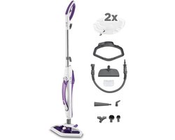 DYNA® Stoomreiniger vloer - Stoomreiniger - Stoomreinigers - Paars - 32cm x 20cm x 112cm
