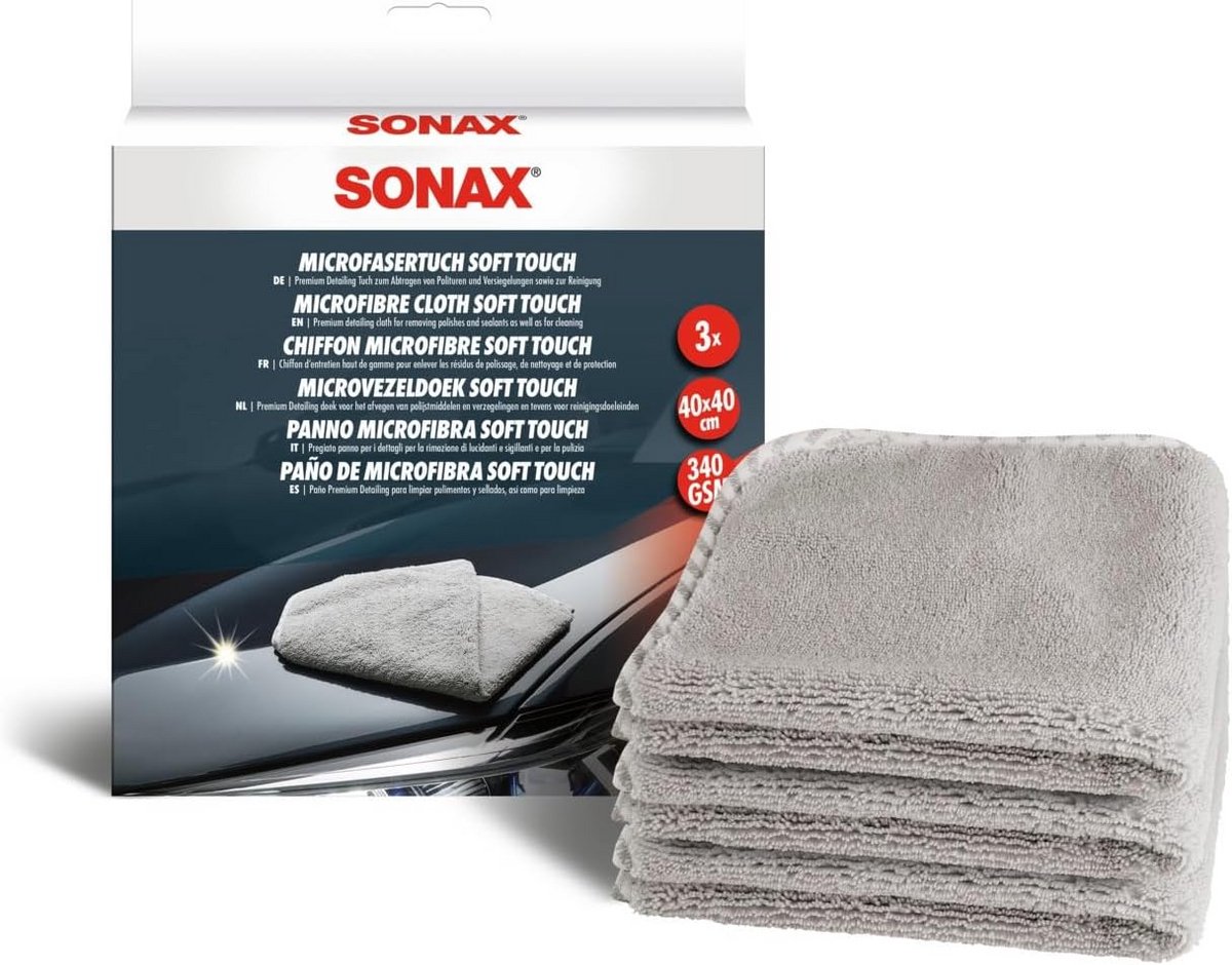 Microfiber Doeken Set van 3 voor Streeploos Poetsen en Schoonmaken van Textiel