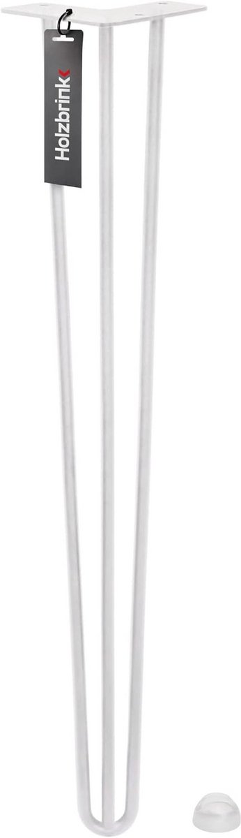 Stalen Haarspeld Tafelpoot 72 cm - 3-Stangen Design voor Eettafel en Meubelprojecten