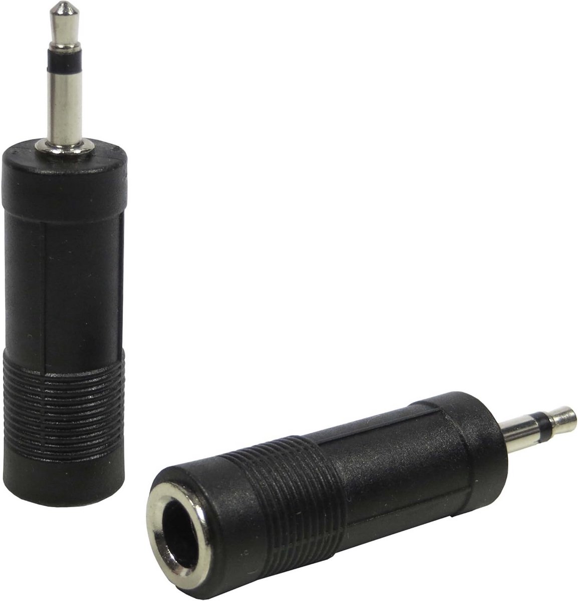 Mono Jack-Adapter 6,35 mm naar 3,5 mm - 2 Stuks