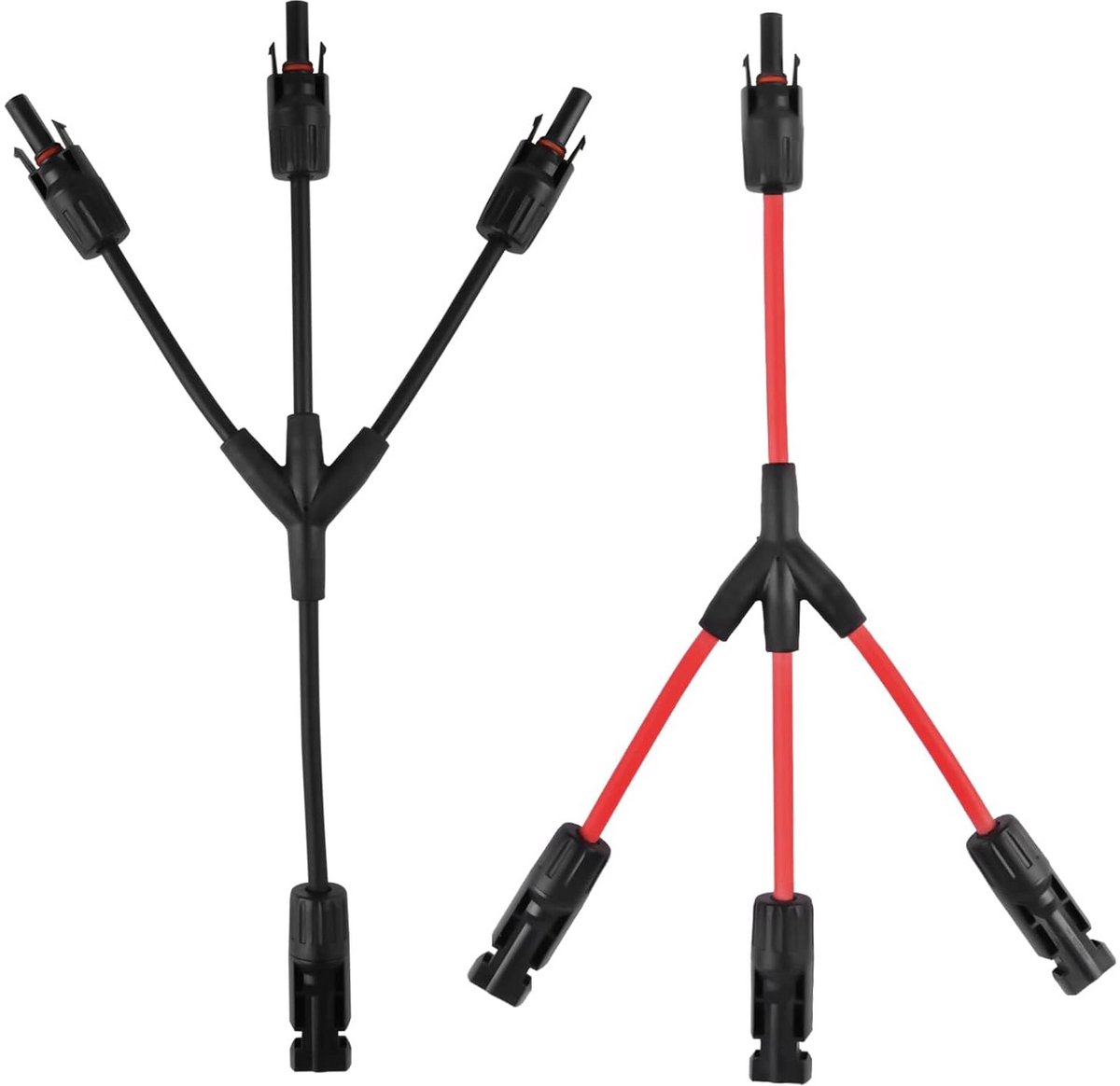 Solar Kabel Y-splitter 4mm² Waterdichte Zonnekabel voor Photovoltaïsche Aansluitingen