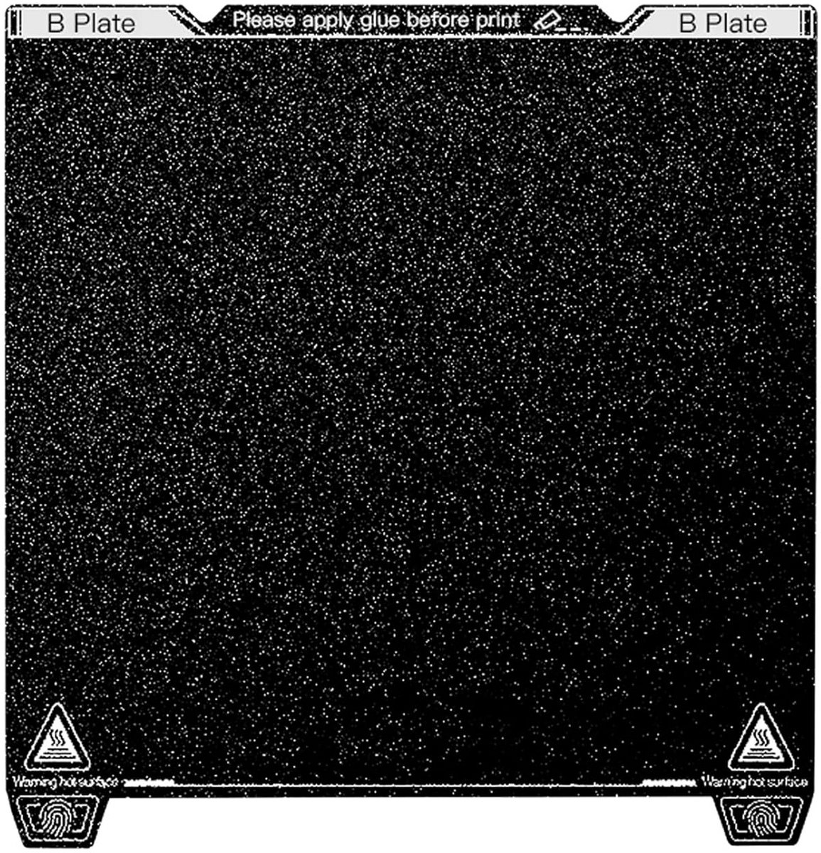 Textuur PEI Bouwplaat voor 3D-printers - Magnetisch Bed Platform 315 x 310 mm
