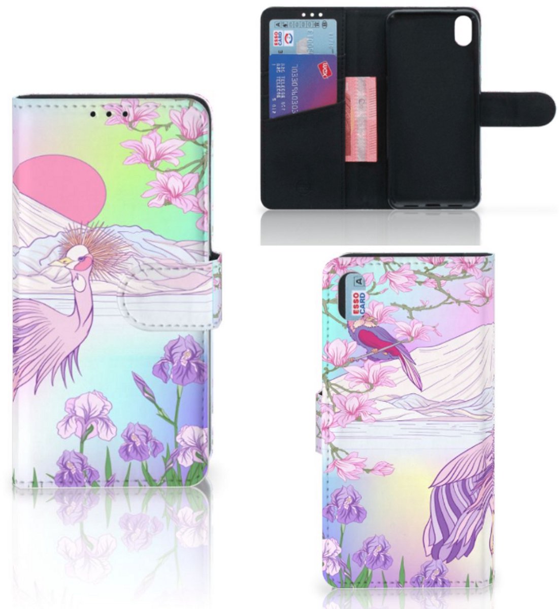 Xiaomi Redmi 7A Telefoonhoesje met Pasjes Bird
