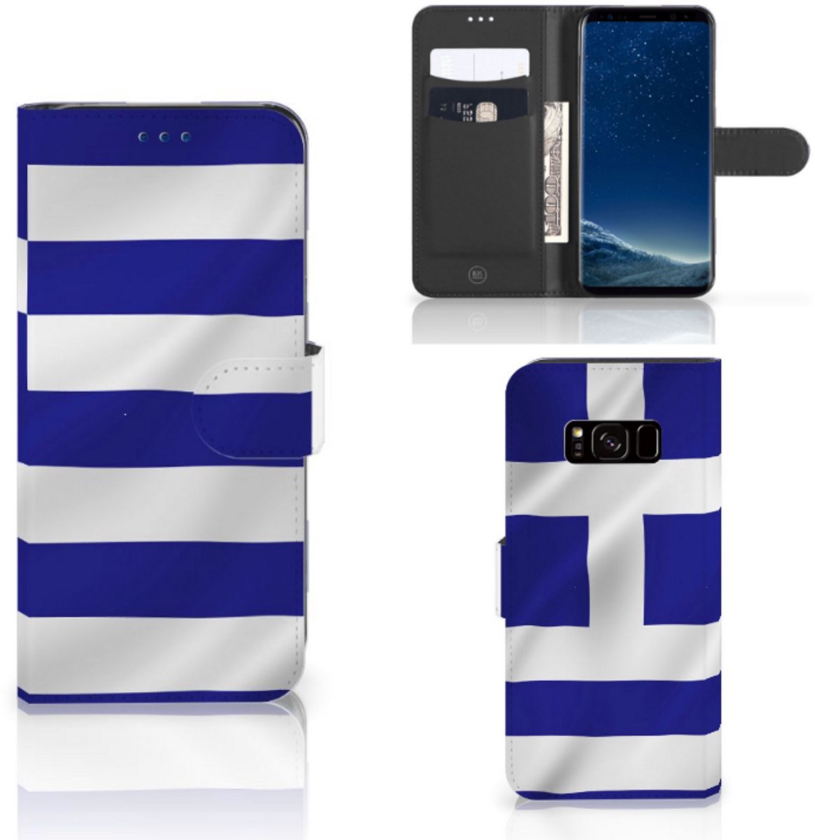 Samsung Galaxy S8 Bookstyle Case Griekenland