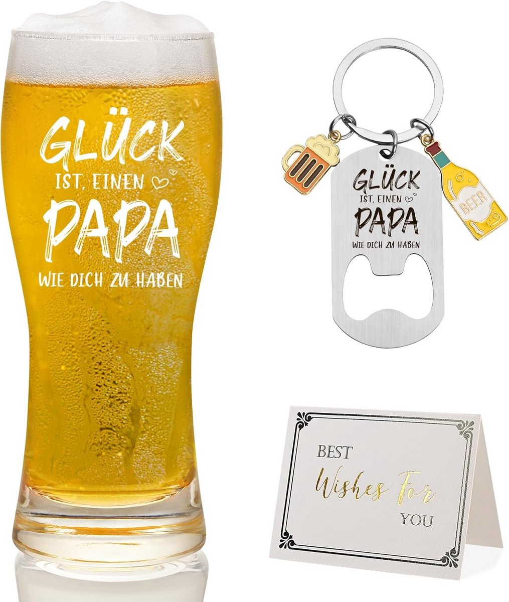 Bierglas voor Vader - Het perfecte cadeau voor Vaderdag, Verjaardag en Kerst