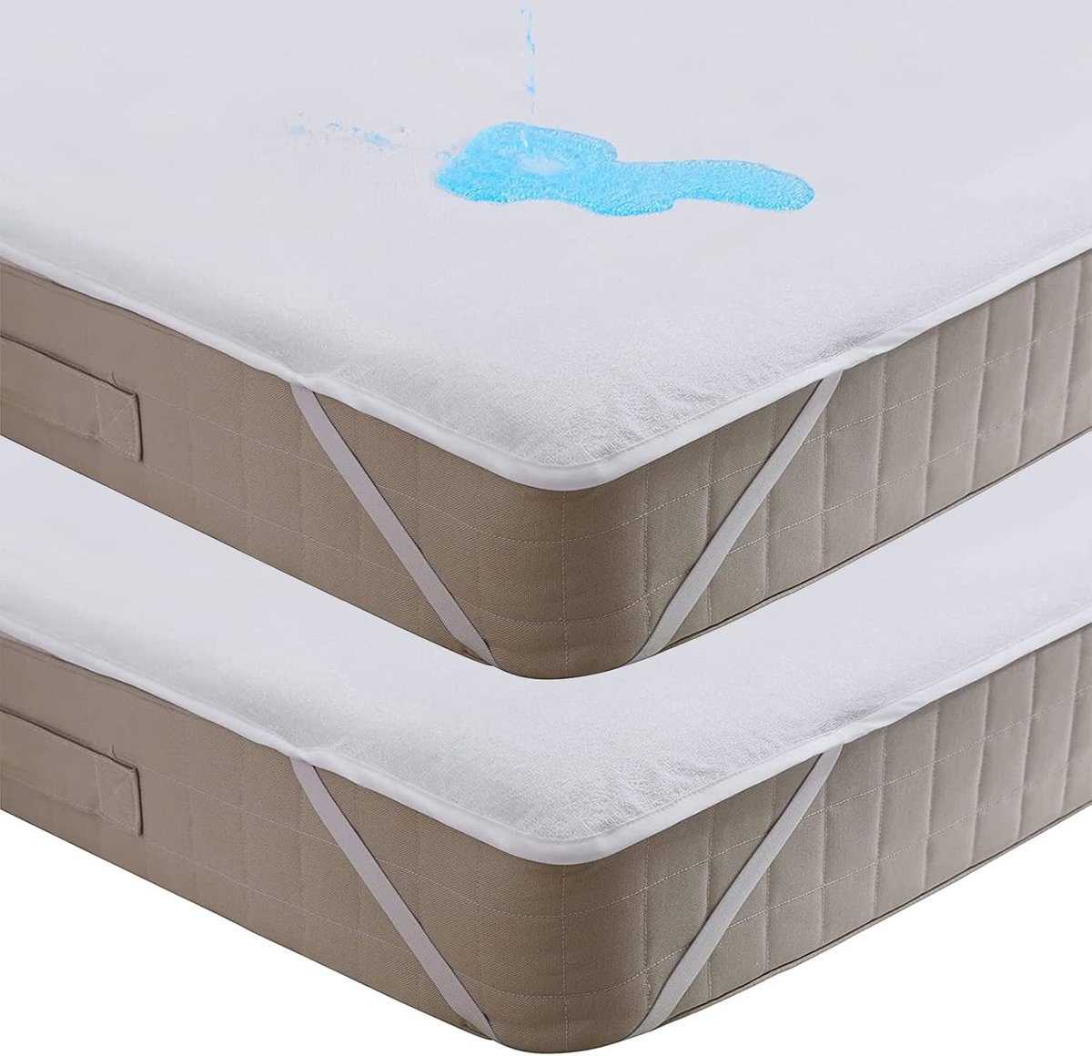 Waterdichte Matrasbeschermer Katoen 90x200cm – Ademend, Absorberend en Comfortabel