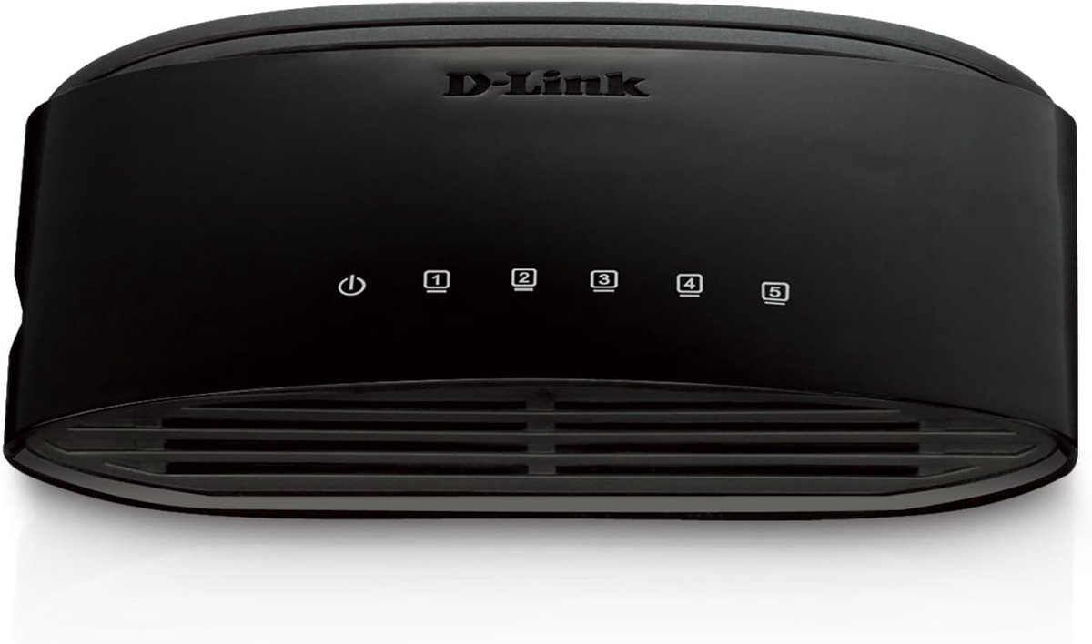5-Poorts Fast Ethernet Desktop Switch - Onbeheerd, Compact, Geschikt voor SoHo
