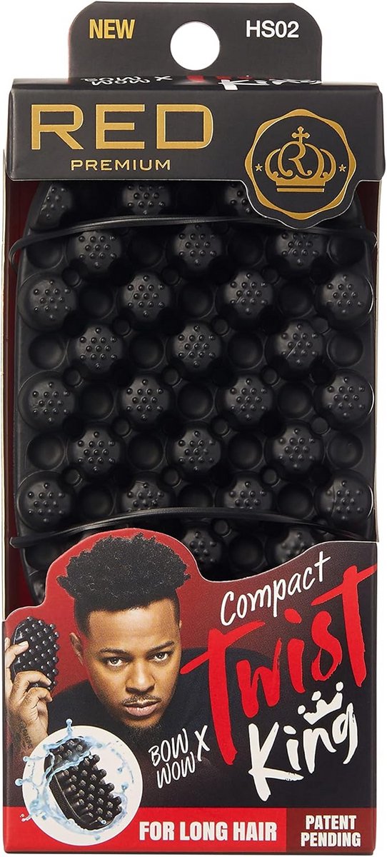 Luxueuze Twist Styler Borstel voor Afro Krullen - Wasbaar en Duurzaam