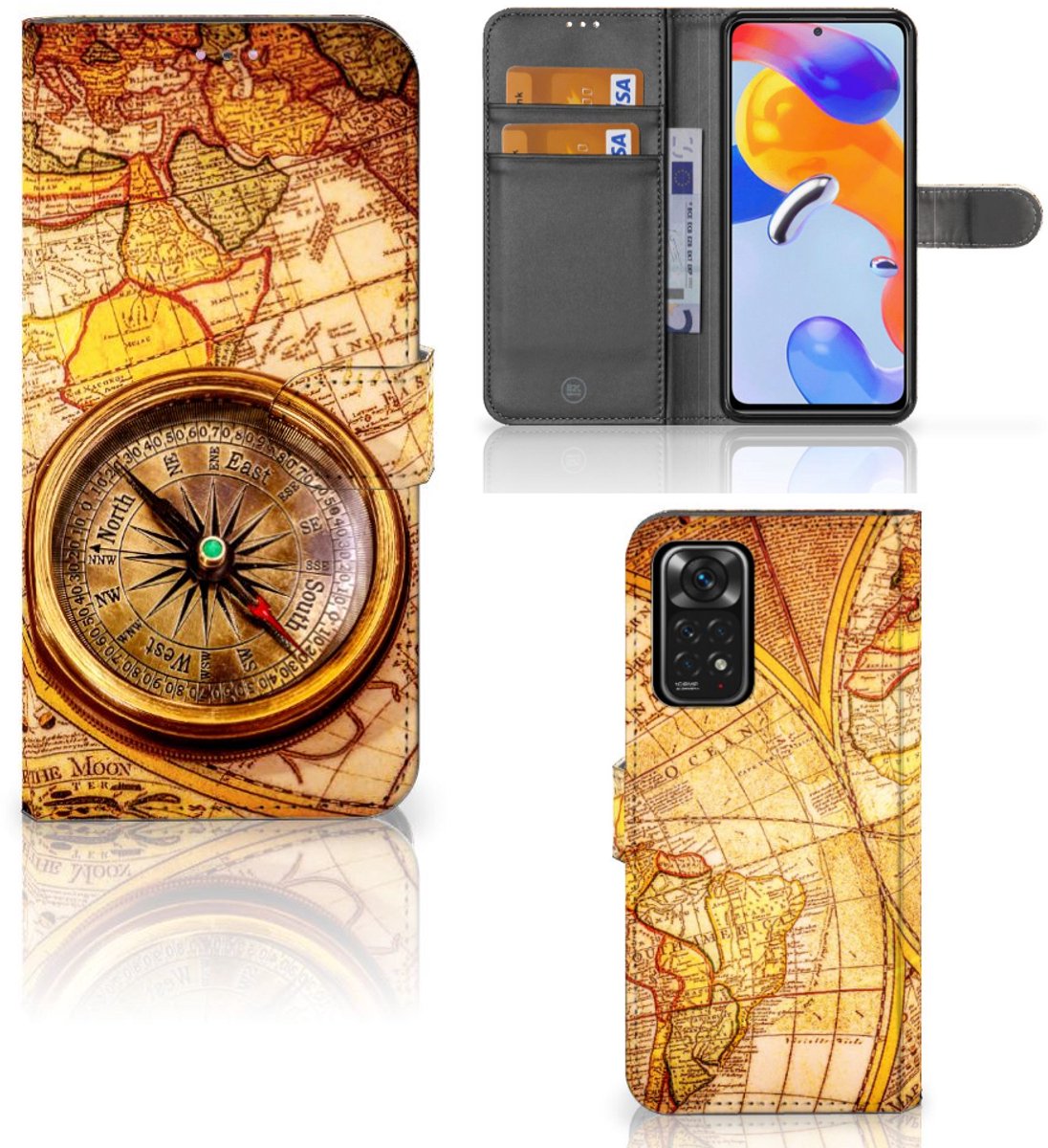 Xiaomi Redmi Note 11 Pro 5G/4G Flip Cover Kompas