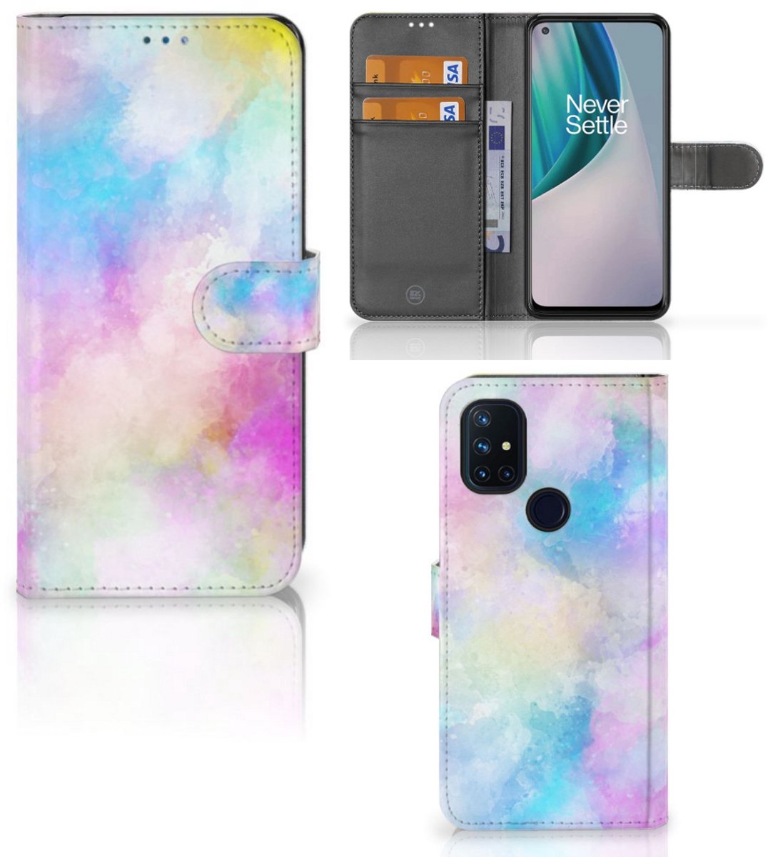 Hoesje OnePlus Nord N10 Watercolor Light