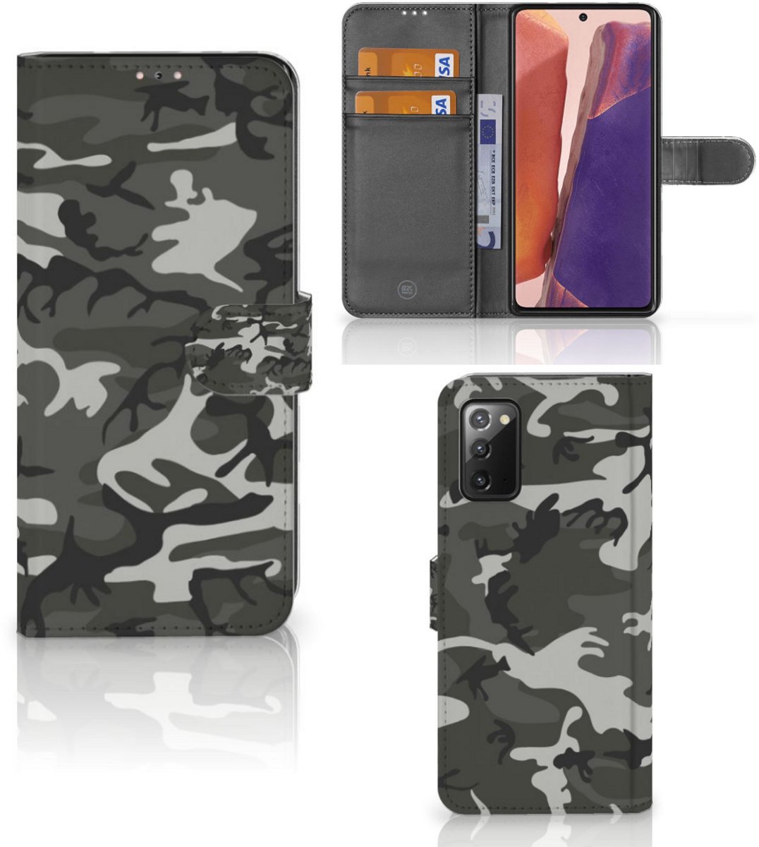 Samsung Galaxy Note 20 Telefoon Hoesje Army Light