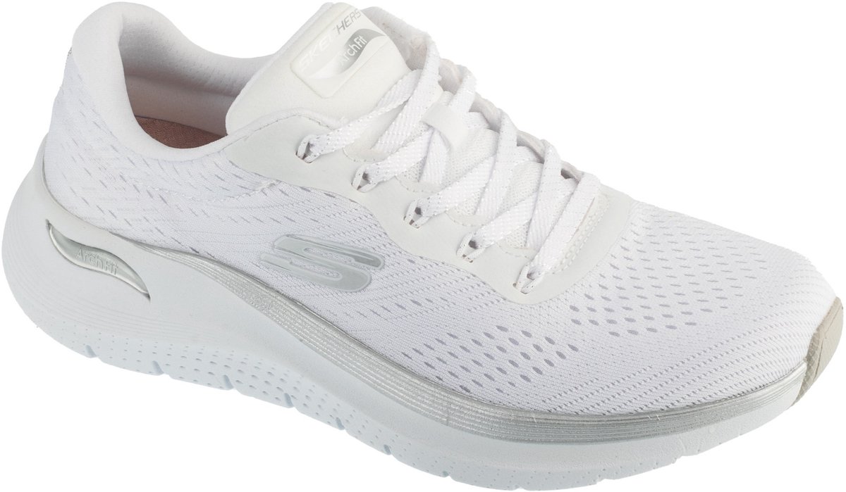 Skechers Arch Fit 2.0 - Glow The Distance, Vrouwen, Wit, Sportschoenen, maat: 38,5