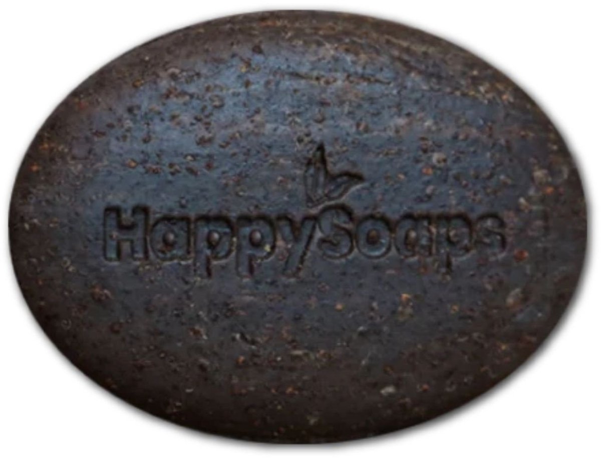 HappySoaps - Face & Body Scrub Bar Scrubpuccino - 70gr
