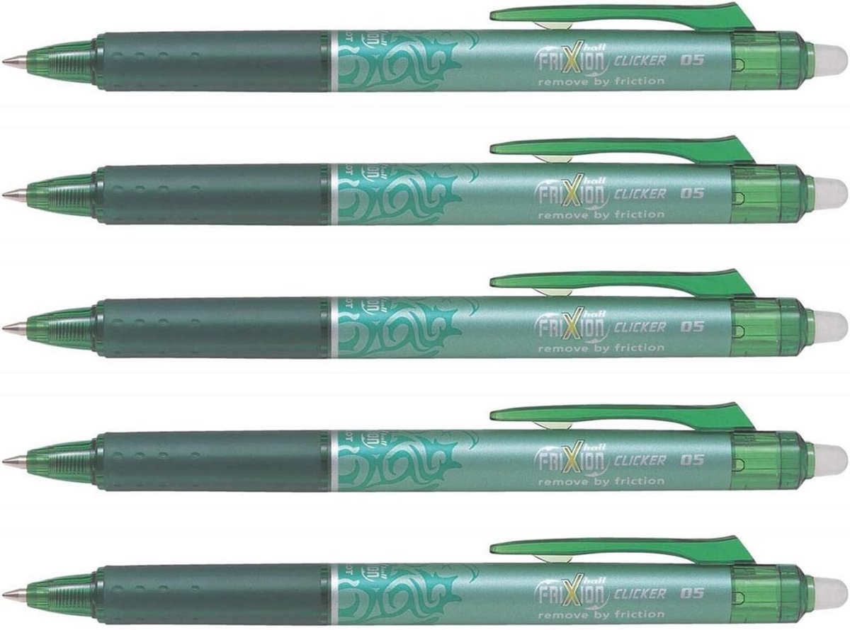 Uitwisbare Rollerball Pen Zwart - Fine 0.25mm Punt - Drukmechanisme