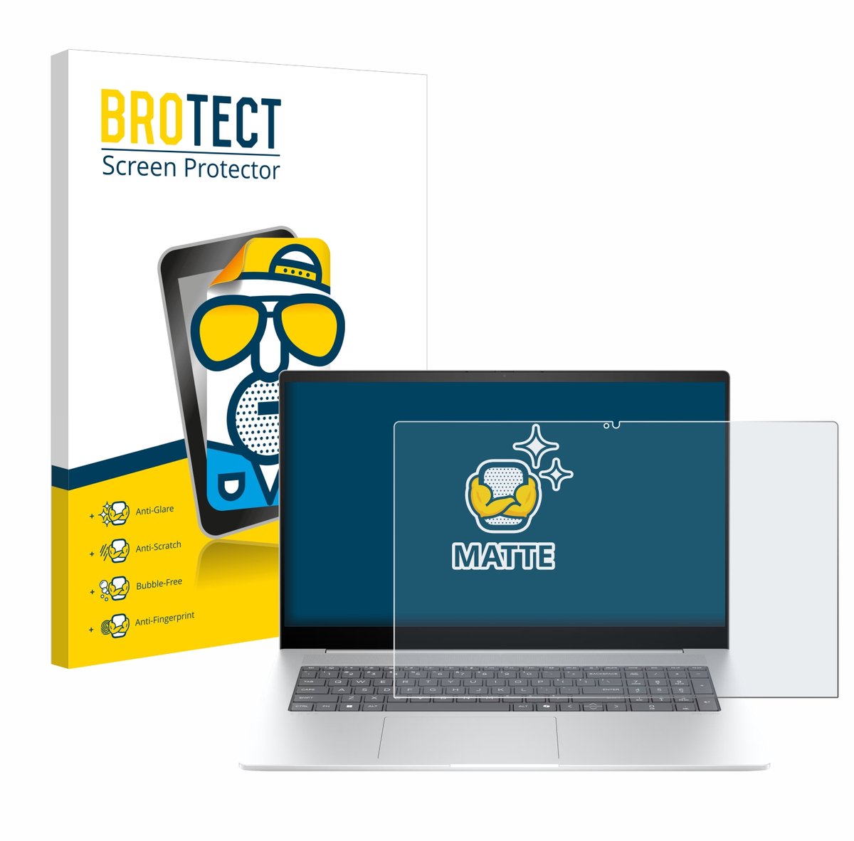 BROTECT - Screenprotector voor HP Envy 17-da0777ng - Folie Beschermfolie matte