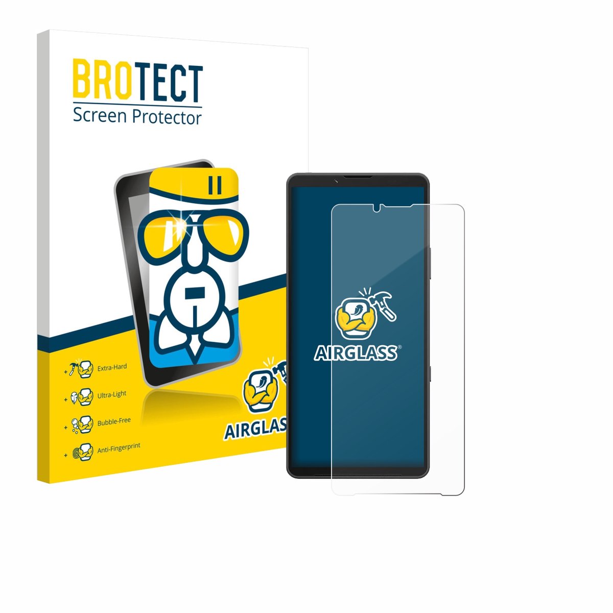 Screenprotector voor Sony Xperia 10 VII Beschermglas transparant