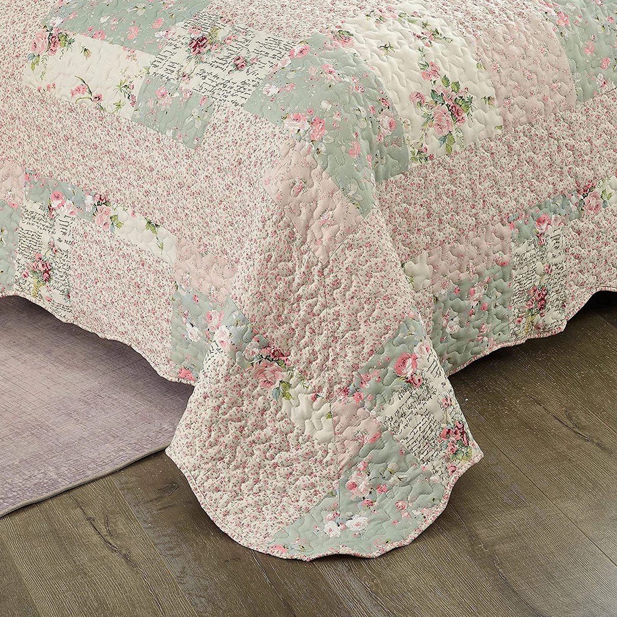 Lavandoux - Bedsprei - Quilt - Rosebud - 260x240cm - 2-persoons - Roze — cadeau in Wonen & Interieur - foto 7