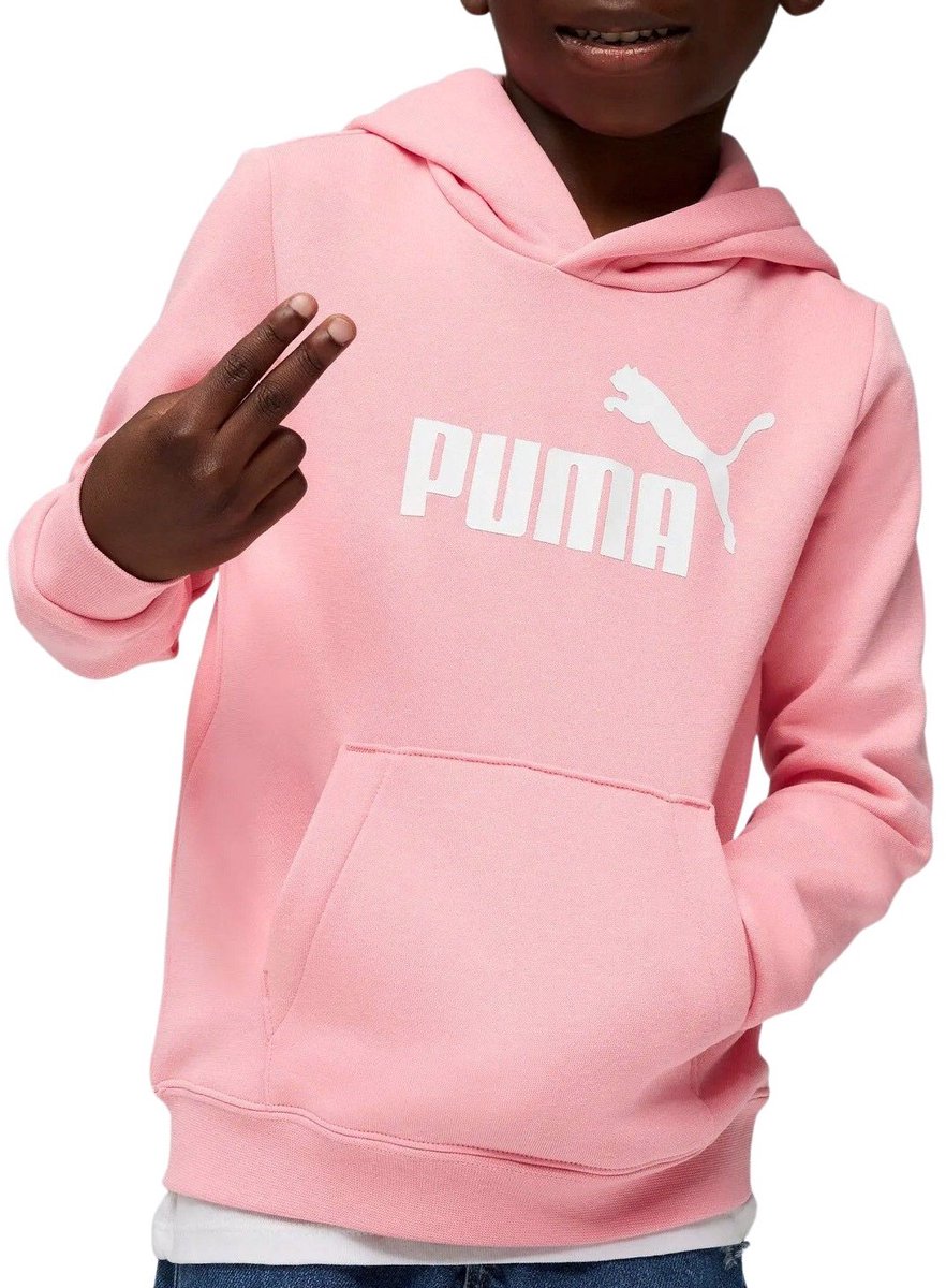 Puma ESS No. 1 Logo Fleece Hoodie Junior 110 Roze