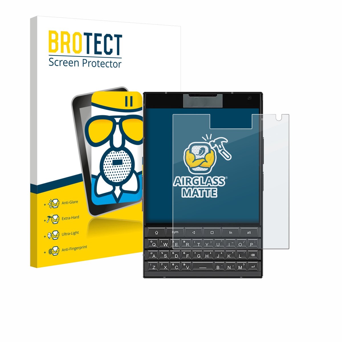 BROTECT - Screenprotector voor Unihertz Titan 2 - Folie Beschermfolie Beschermglas matte