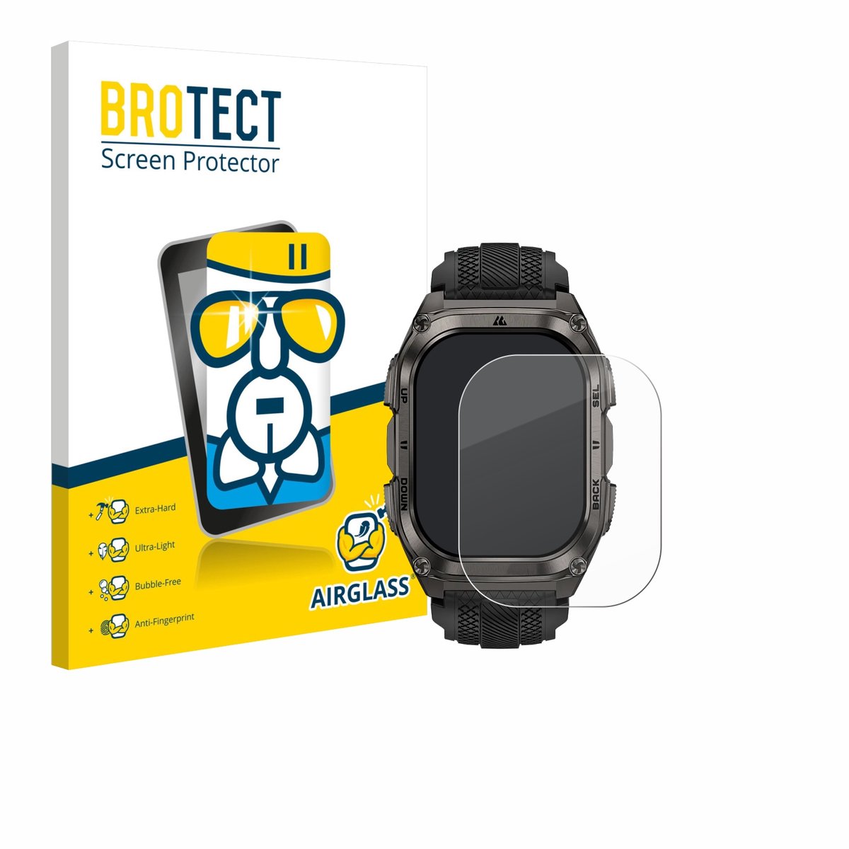 Screenprotector voor Kospet Tank M4 Beschermglas transparant