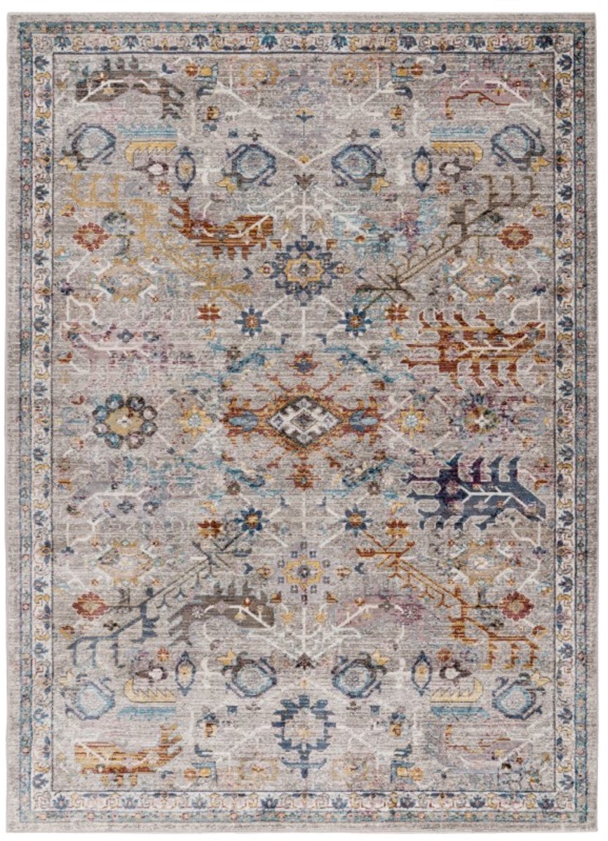 Picasso Sarough – Vintage – Laagpolig Vloerkleed – Grijs – 160x230 cm