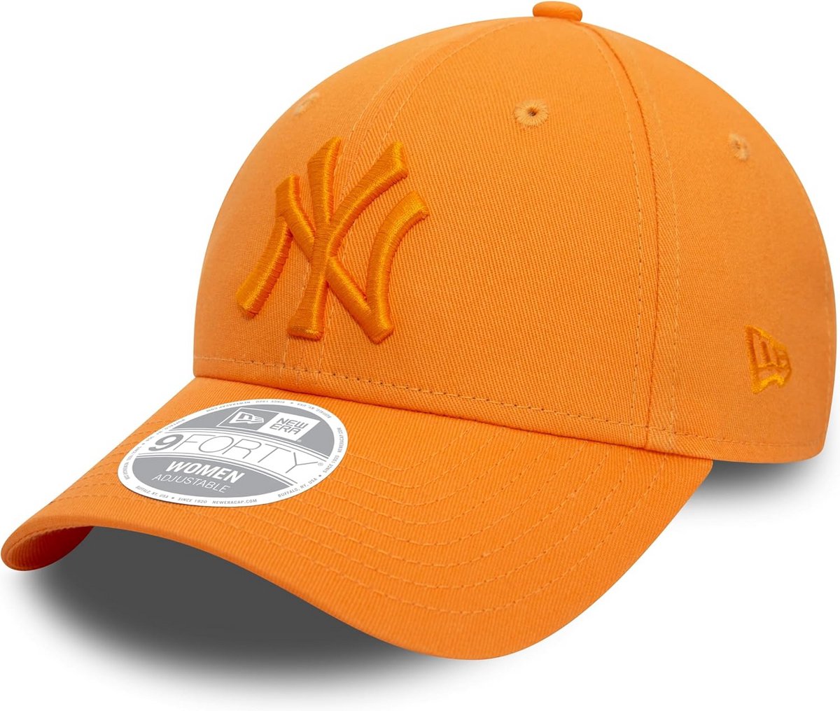 Dames Baseballpet MLB Teamlogo Verstelbare Pet met Gebogen Vizier