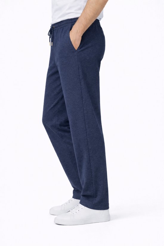 ROSS CAMP joggingbroek heren L - rechte pijp volwassenen lang - Marineblauw