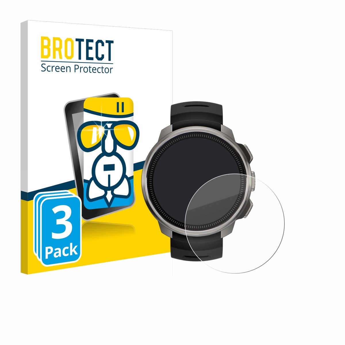 Screenprotector 3 Stuks voor Suunto Ocean Beschermglas transparant