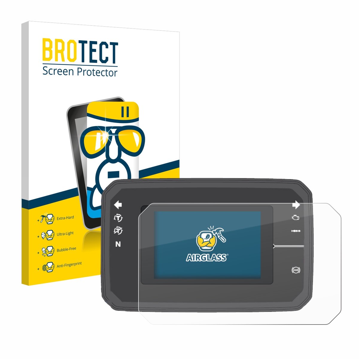 Screenprotector voor Honda CB650R TFT Display Beschermglas transparant