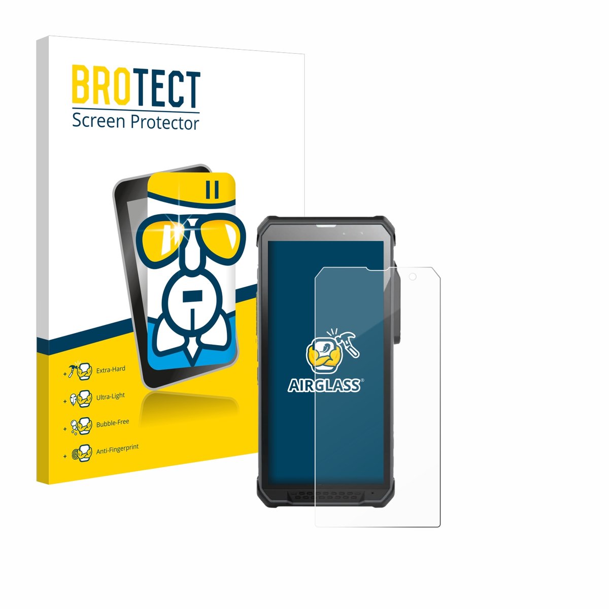 Screenprotector voor RugGear RG880 Beschermglas transparant