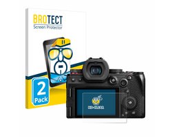 BROTECT - Screenprotector voor Panasonic Lumix DC-G9 II - Folie Beschermfolie transparant 2 Stuks