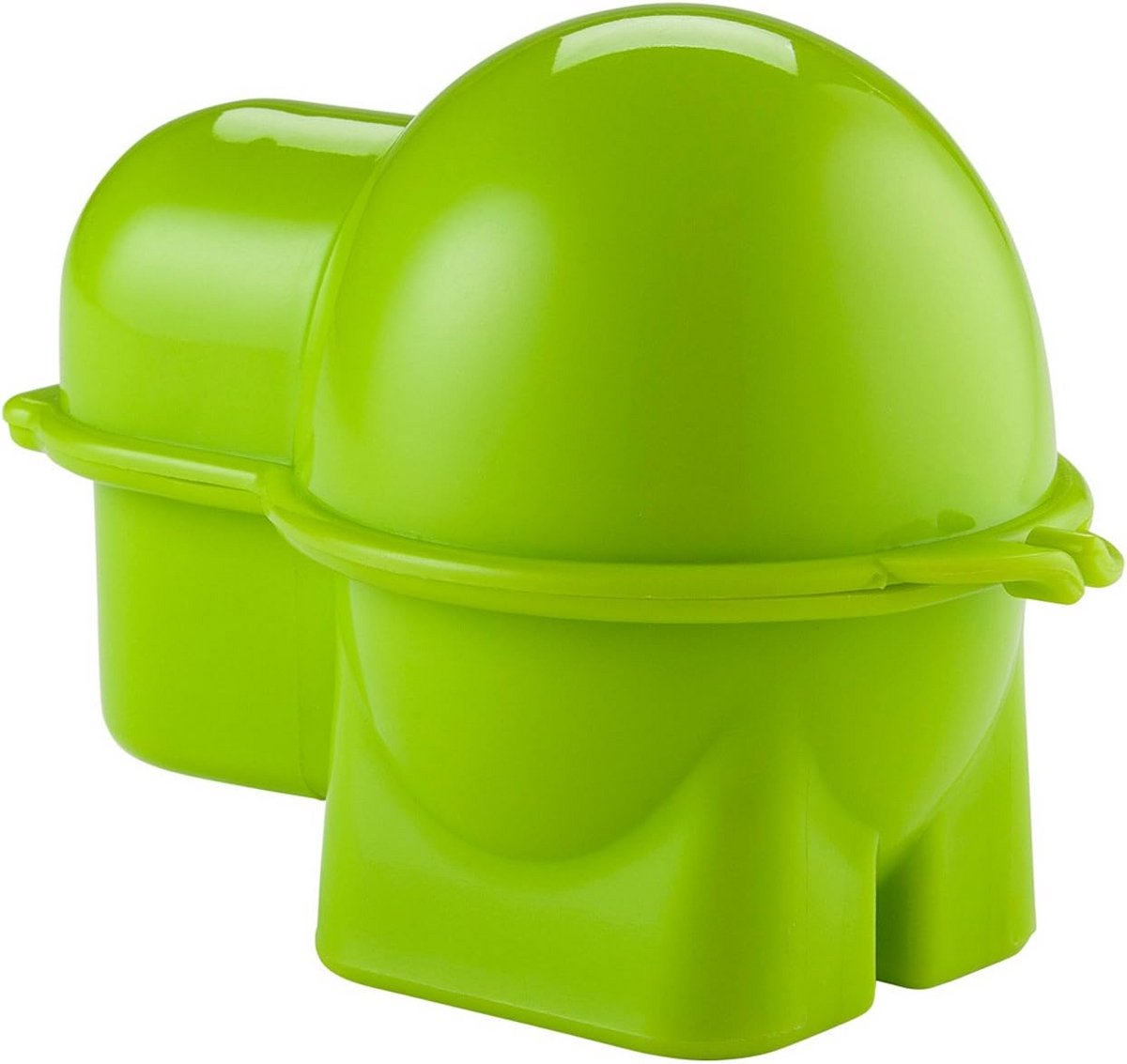 Lichtgewicht Ei To-Go Container - Groen - Snackdoos voor Hardgekookt Ei Onderweg