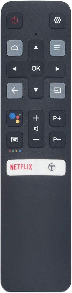 Universele Vervangende Afstandsbediening met Spraakfunctie voor Televisies