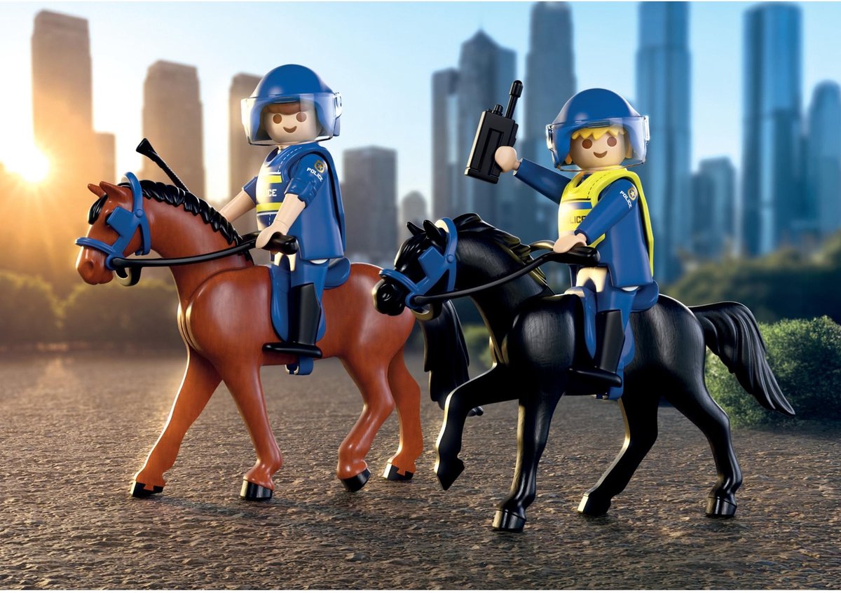 PLAYMOBIL Action Heroes: Politie te paard - 71877 — afbeelding 4