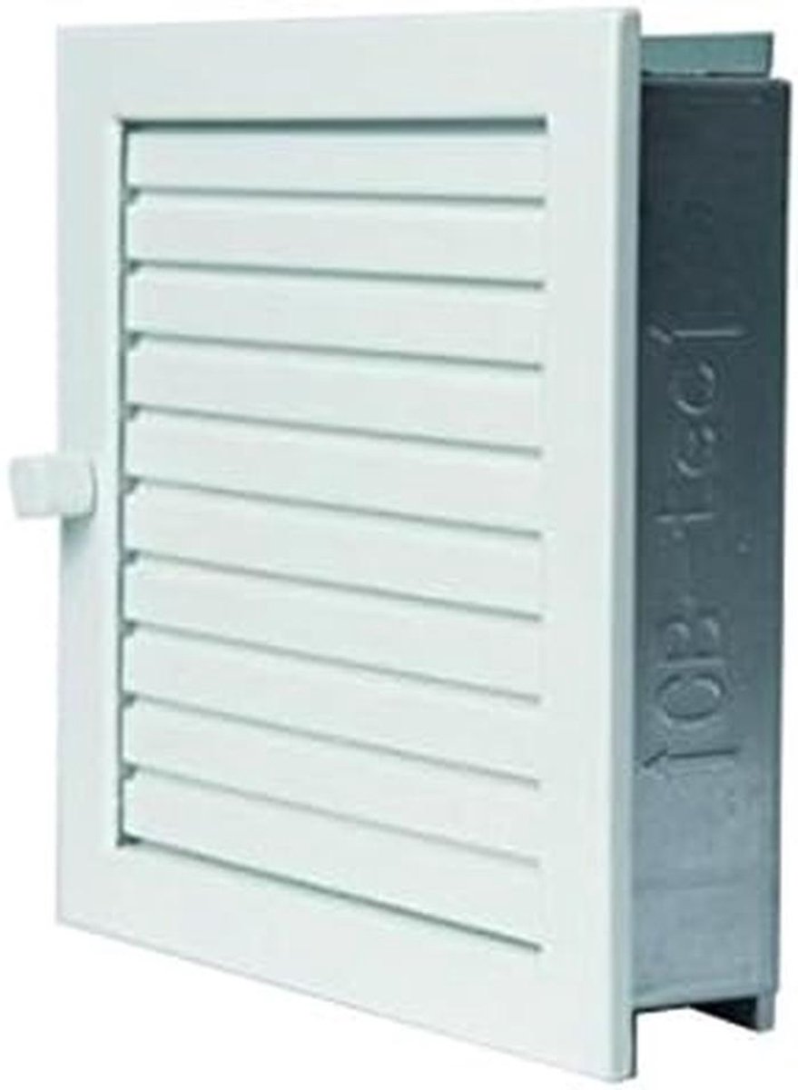 Witte Ventilatieblende 20x20 voor een Optimale Luchtcirculatie