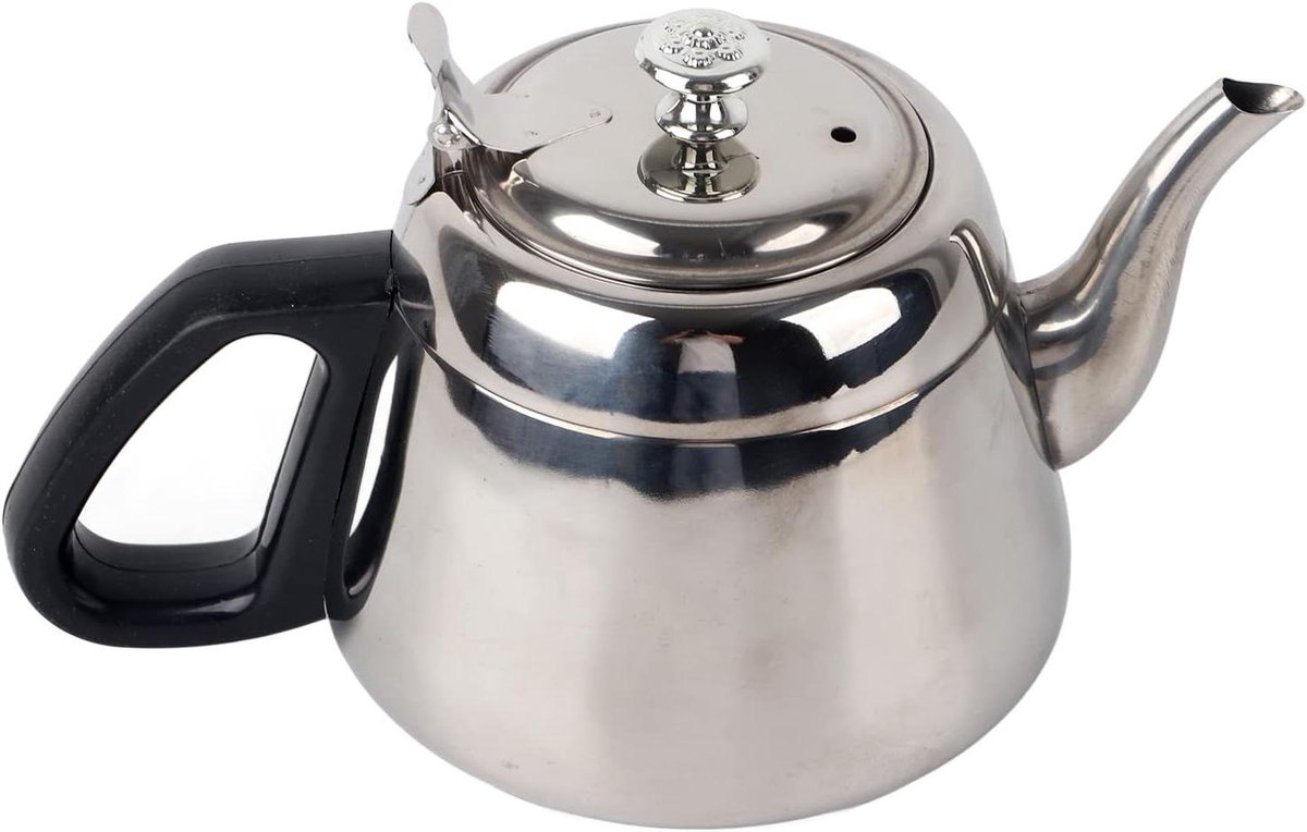 Roestvrijstalen Theepot 1,5L - Grote Capaciteit - Filter - Familie - Feest - Decoratie