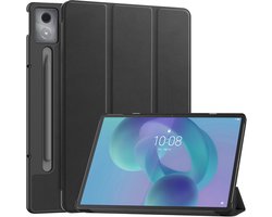 Hoesje - Geschikt voor Lenovo Idea Tab Pro - Dun & Stevig - Hardcover Book Case - Trifold Bookcase Hoes - Hard Cover - Tablethoes - Zwart