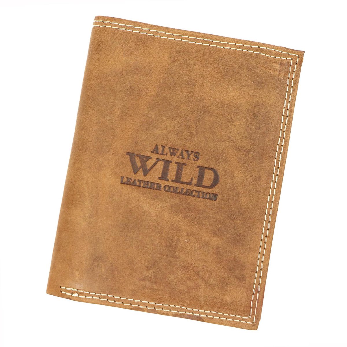 Always Wild N4-P-CHM Serie - Roestvrijstalen Herenportemonnee - RFID-technologie - Pionier Stijl - Elegantie en Functionaliteit