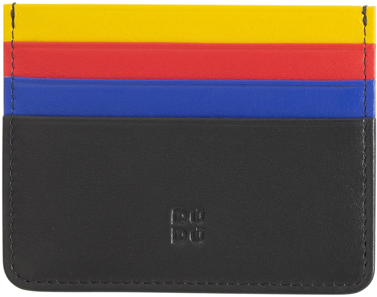 DuDu Serie - Leren Kaartenetui - Horizontale Elegantie - Minimalistisch Design